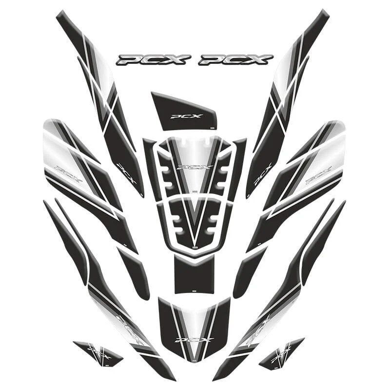 HONDA PCX 2021 - 2024 UYUMLU TANK PAD SET 01