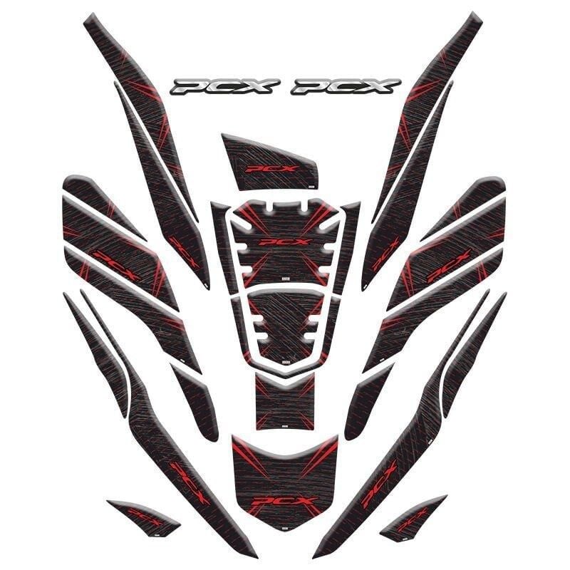 HONDA PCX 2021 - 2024 UYUMLU TANK PAD SET 07