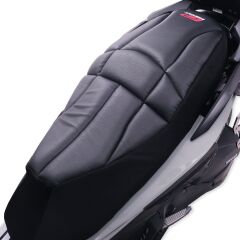 GP Kompozit Honda Forza 250 2018-2026 Uyumlu Fileli Motosiklet Konfor Sele Kılıfı Siyah