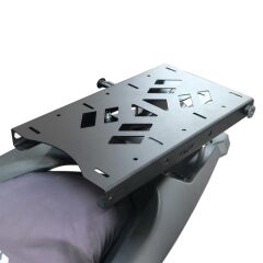 GP Kompozit Yamaha NMAX 125 / 155 2021-2026 Uyumlu Pratik Tak-Çıkar Kızaklı Arka Çanta Demiri Siyah