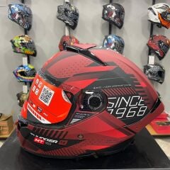 MT Helmets Thunder 4 SV Luminence D5 Mat Kırmızı