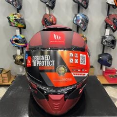 MT Helmets Thunder 4 SV Luminence D5 Mat Kırmızı