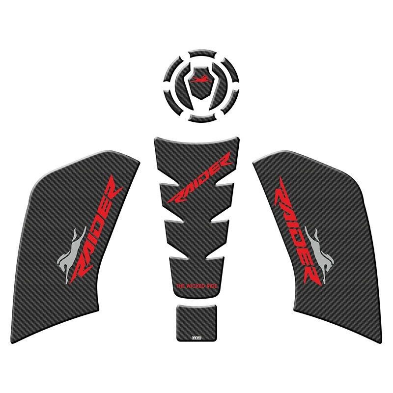 TVS RAIDER 125 2023 - 2024 UYUMLU TANK PAD SET 03