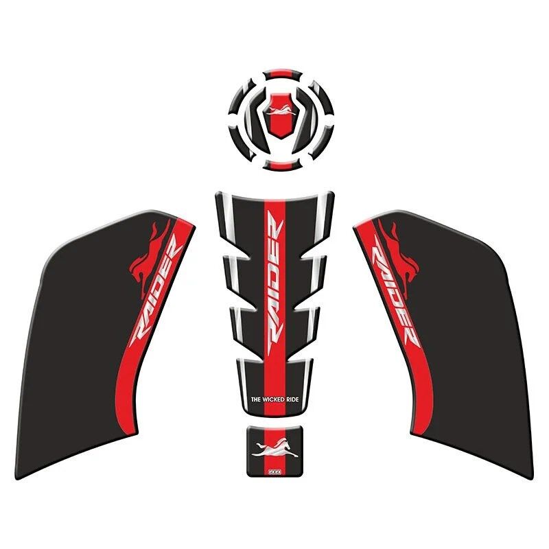 TVS RAIDER 125 2023 - 2024 UYUMLU TANK PAD SET 05
