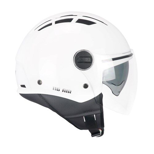CGM 116A AIR Açık Kask Beyaz Uzun Vizör Güneş Vizörlü