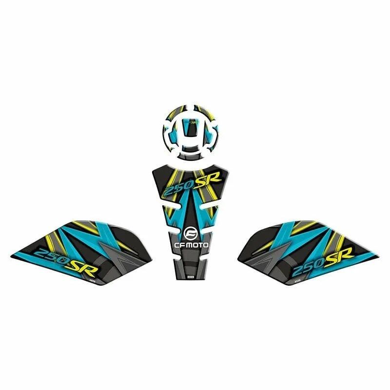 CF MOTO 250 SR 2020 - 2024 TANK PAD SET 03