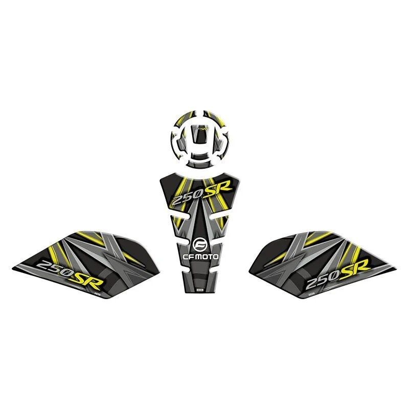 CF MOTO 250 SR 2020 - 2024 TANK PAD SET 04