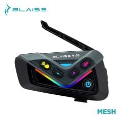BLAISE V15S Bluetooth MESH Motosiklet Interkom Siyah