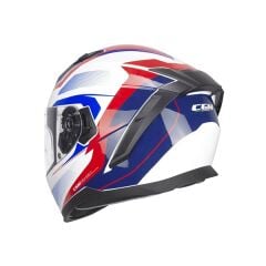 CGM 311G BLAST SPORT Kapalı Kask Beyaz-Mavi