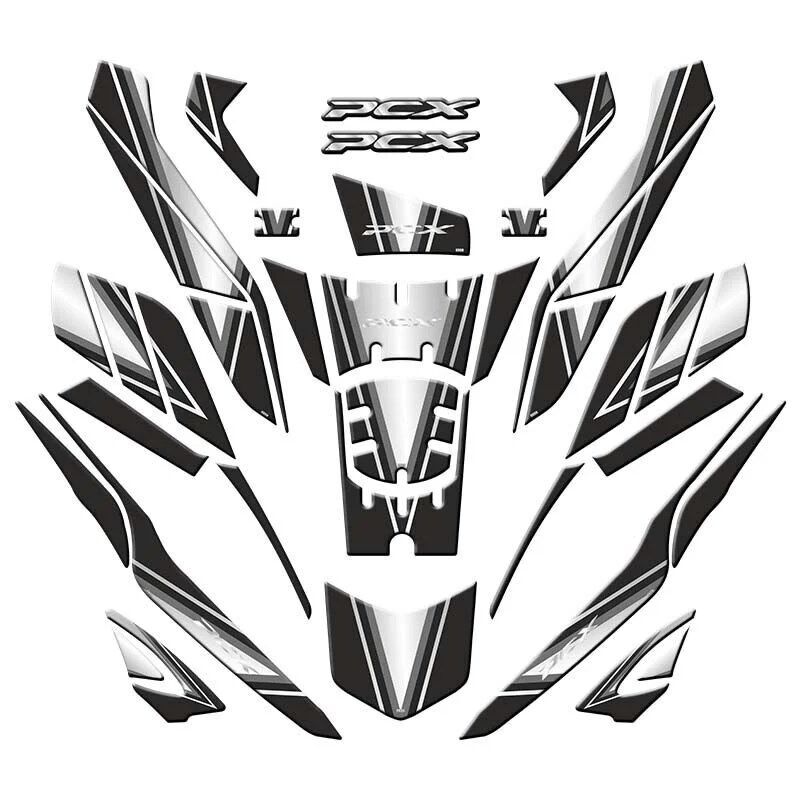 HONDA PCX 2025 UYUMLU TANK PAD SET 002
