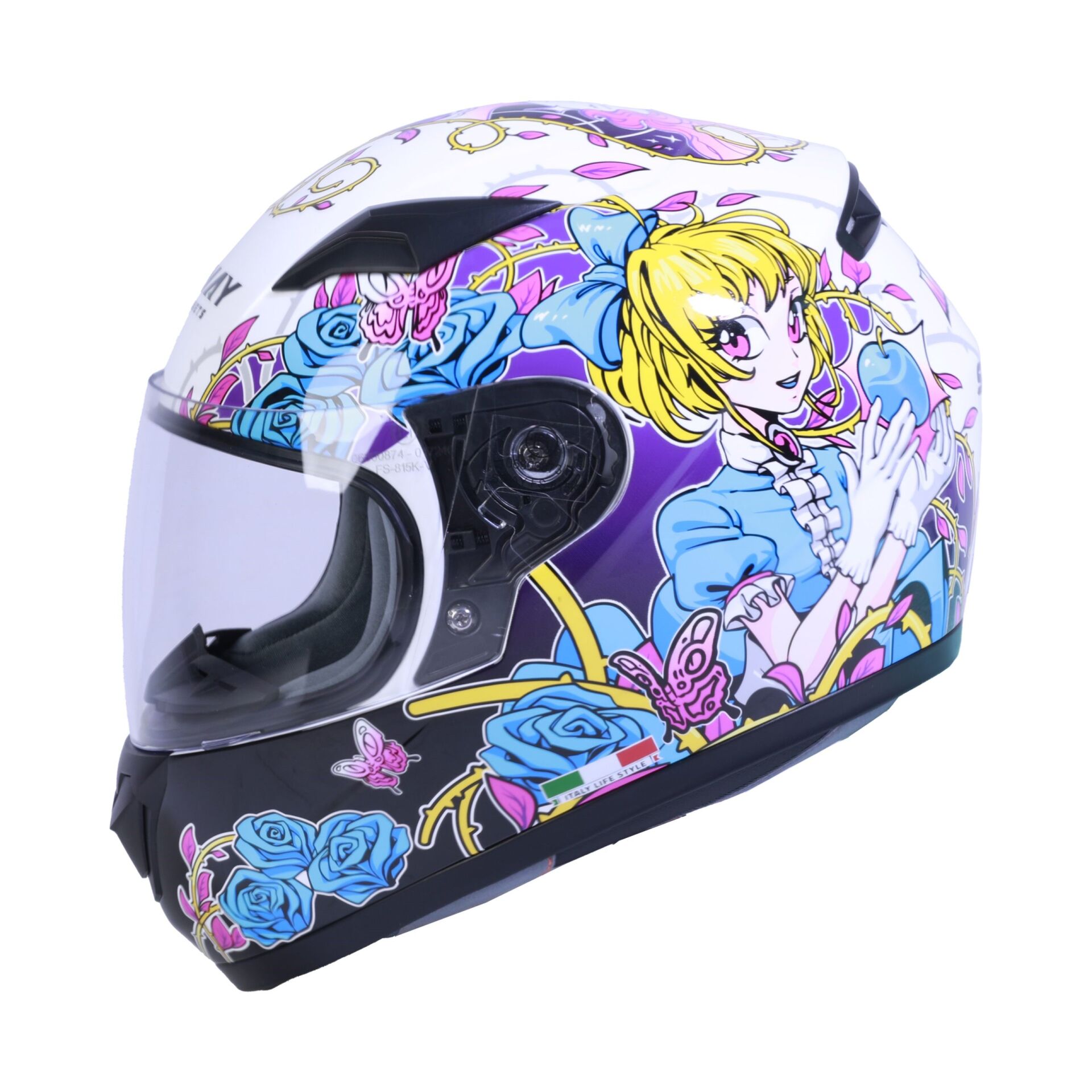 SWAY SW 815K GLOSS GIRL Full Face Çocuk Kaskı