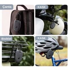 Knmaster HL200 Motosiklet Kaskı Kilidi