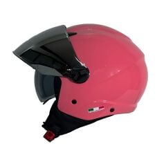 SWAY SW 765 Pink Güneş Vizörlü Aynalı Vizörlü Yarım Kask