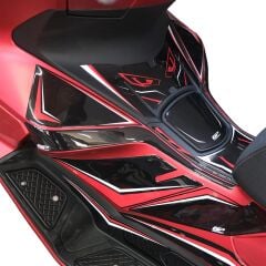 GP Kompozit Honda PCX 125 / 150 2025-2026 Uyumlu Yeni Seri Full Tank Pad Seti Kırmızı