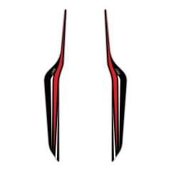 GP Kompozit Honda PCX 125 / 150 2021-2026 Uyumlu Kuyruk Pad Kırmızı