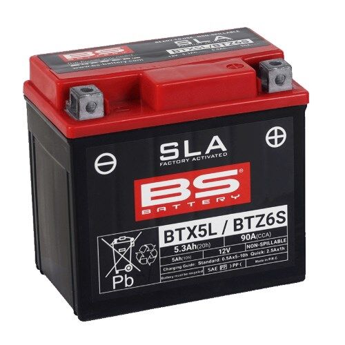BTZ6S / BTX5L (SLA) Honda Dio Akü