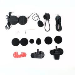 Knmaster KN2300 Motosiklet Kask İnterkom Bluetooth Intercom Kulaklık Seti