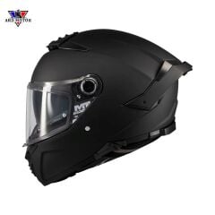 Mt Helmets Thunder 4 Sv Pure A1 Mat Siyah Kapalı Kask