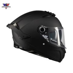 Mt Helmets Thunder 4 Sv Pure A1 Mat Siyah Kapalı Kask