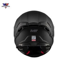 Mt Helmets Thunder 4 Sv Pure A1 Mat Siyah Kapalı Kask