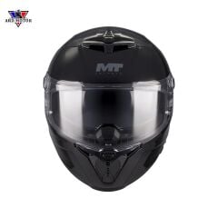 Mt Helmets Thunder 4 R Sv Pure A1 Parlak Siyah Kapalı Kask