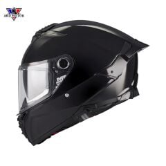 Mt Helmets Thunder 4 R Sv Pure A1 Parlak Siyah Kapalı Kask