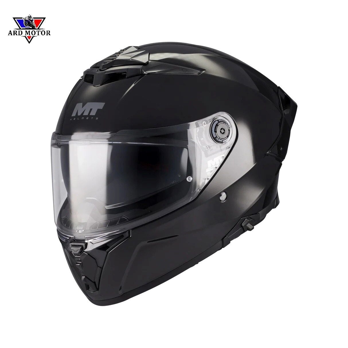 Mt Helmets Thunder 4 R Sv Pure A1 Parlak Siyah Kapalı Kask