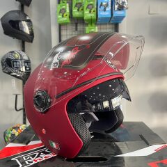 FREE-M YARIM KASK BORDO