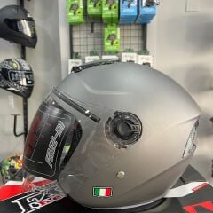 FREE-M YARIM KASK MAT GRİ