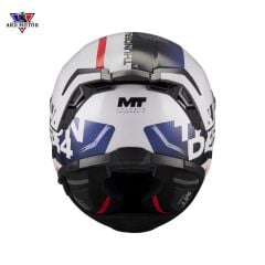 Mt Helmets Thunder 4 Sv Waves A17 Parlak Kapalı Kask