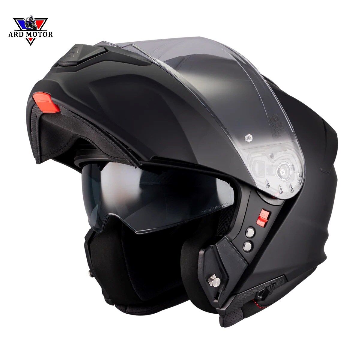 Mt Helmets  Genesıs Sv Pure A1 Mat Siyah Çene Açılır Kask