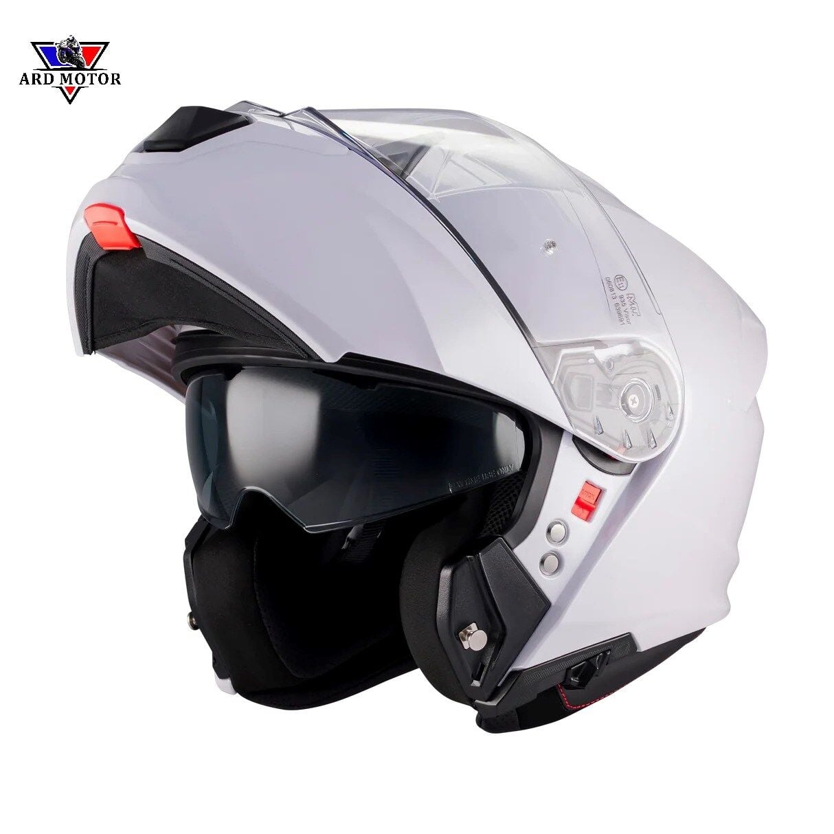 Mt Helmets Genesıs Sv Pure A0 Parlak Beyaz Çene Açılır Kask
