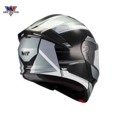 Mt Helmets Genesıs Sv Raccoon B12 Parlak Çene Açılır Kask
