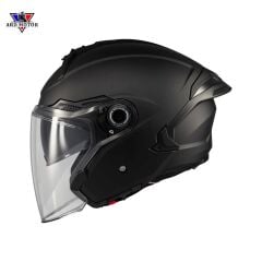 Mt Helmets Cosmo Sv Pure A1 Mat Siyah Yarım Kask