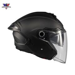 Mt Helmets Cosmo Sv Pure A1 Mat Siyah Yarım Kask