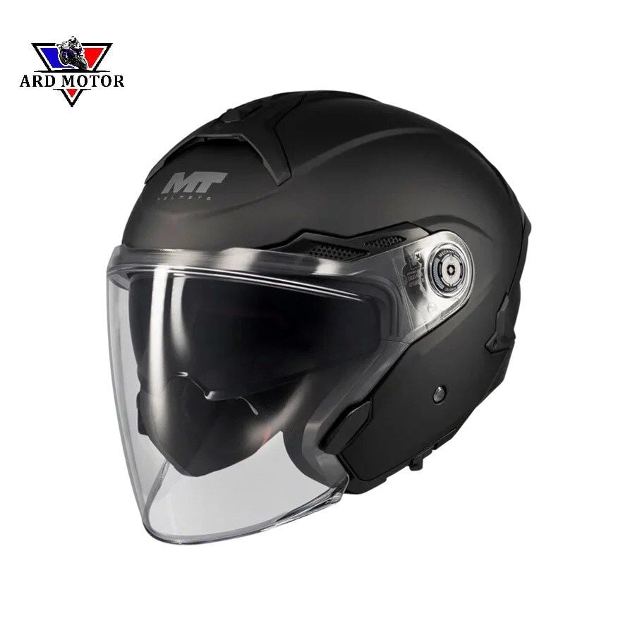 Mt Helmets Cosmo Sv Pure A1 Mat Siyah Yarım Kask