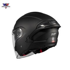 Mt Helmets Cosmo Sv Pure A1 Mat Siyah Yarım Kask
