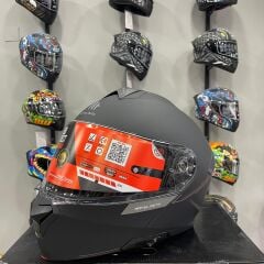 MT HELMETS GENESİS MAT SİYAH ÇENE AÇILIR KASK