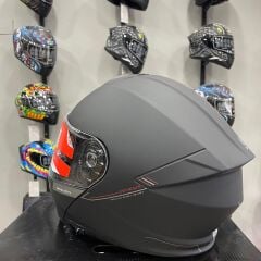 MT HELMETS GENESİS MAT SİYAH ÇENE AÇILIR KASK