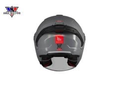 Mt Helmets Cosmo Sv Solid A2 Parlak Gri Yarım Kask