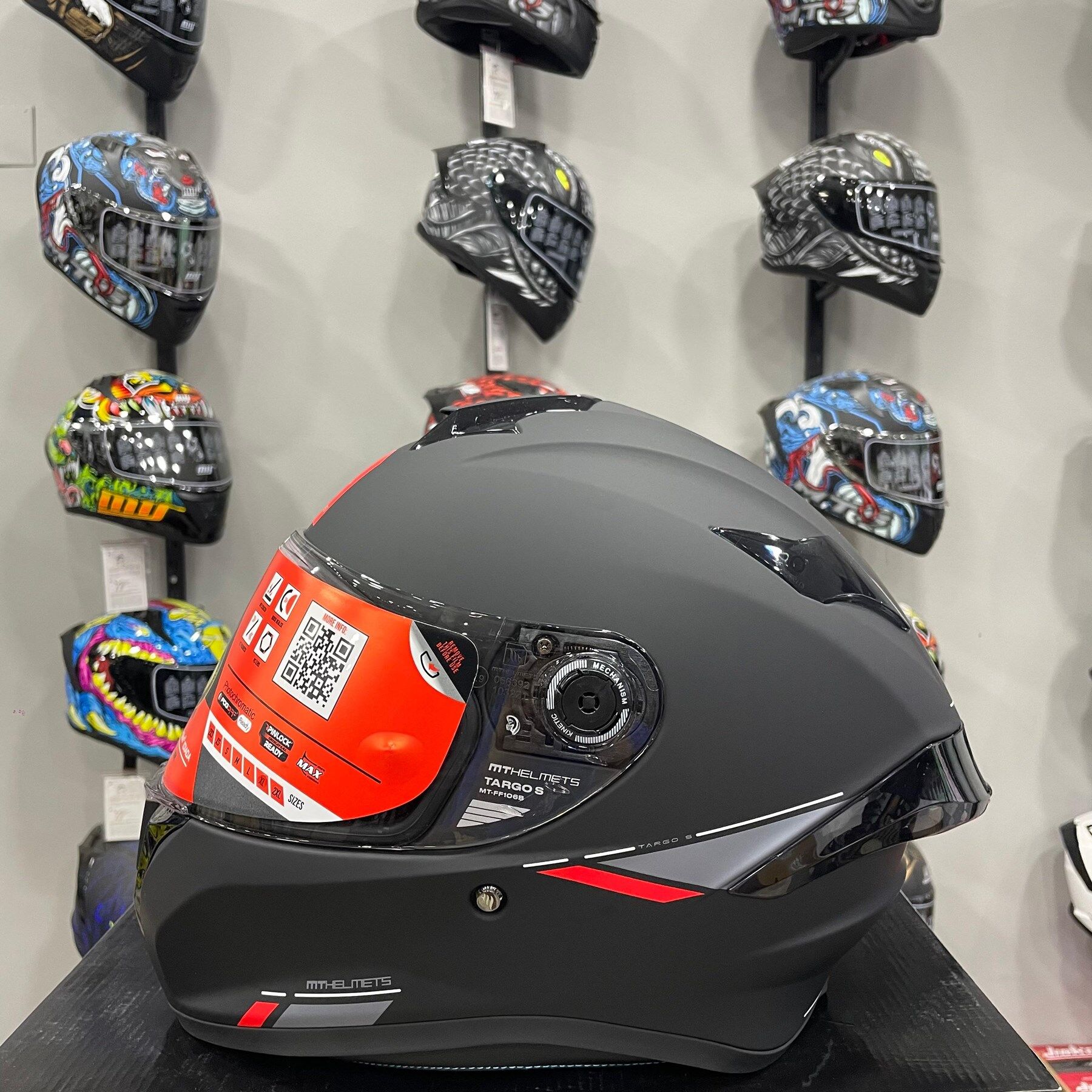 MT Helmets Targo S Solid A1 Mat Kask