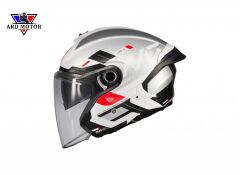 Mt Helmets Cosmo Sv Sılence A2 Parlak Yarım Kask