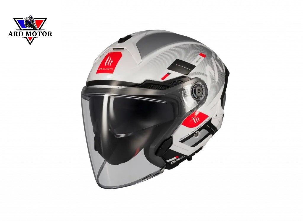 Mt Helmets Cosmo Sv Sılence A2 Parlak Yarım Kask