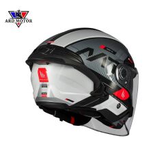 Mt Helmets Cosmo Sv Sılence B2 Parlak Yarım Kask