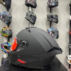 MT Helmets Thunder 4 Sv Solid A1 Mat Siyah Motosiklet Kaskı
