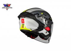 Mt Helmets Cosmo Sv Sılence B3 Parlak Yarım Kask