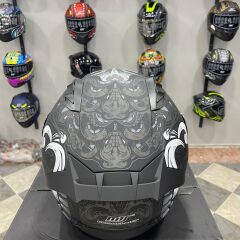 MTS M-801 SNAKE Full Face Kask MYTH GREY
