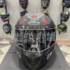 MTS M-801 SNAKE Full Face Kask MYTH GREY