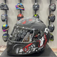 MTS M-801 SNAKE Full Face Kask MYTH GREY