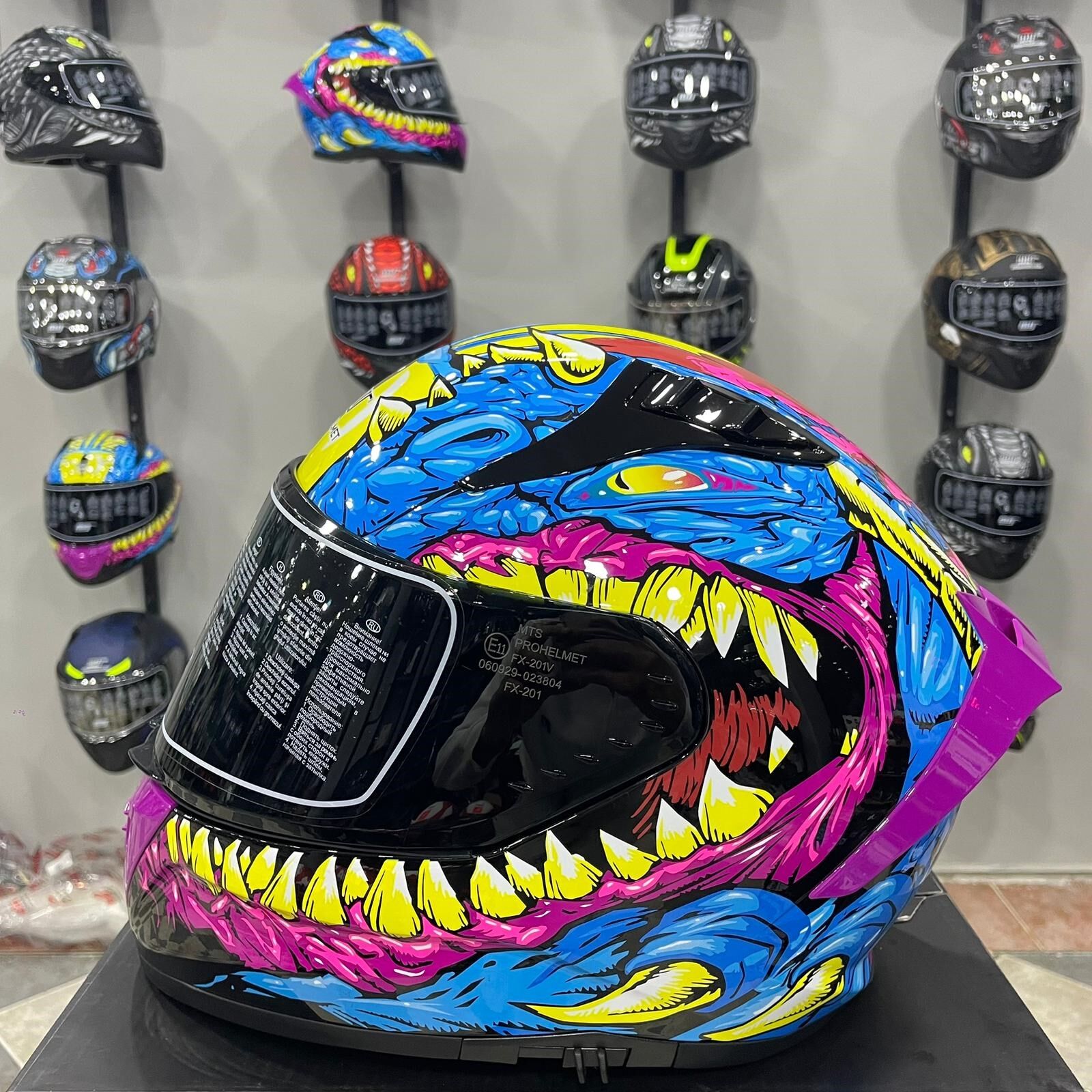 MTS M-801 SNAKE Full Face Kask GONGJU